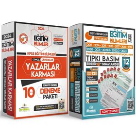 2024 KPSS Eğitim Bilimleri Yazarlar Karması ve Tıpkı Basım Türkiye Geneli Dijital Çözümlü Deneme Paketi - İnformal Yayınları