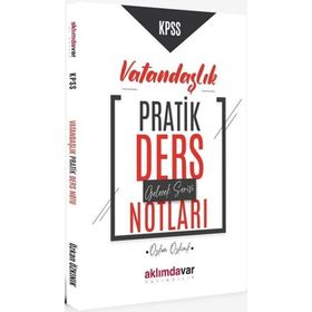 2024 KPSS Gelecek Serisi Vatandaşlık Pratik Ders Notları Aklımdavar Yayıncılık