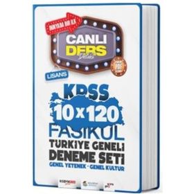 2024 KPSS Genel Kültür Genel Yetenek 10 x 120 Fasikül Türkiye Geneli Deneme Seti - Akademi Denizi