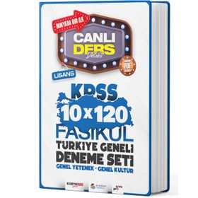 2024 KPSS Genel Kültür Genel Yetenek 10 x 120 Fasikül Türkiye Geneli Deneme Seti - Akademi Denizi