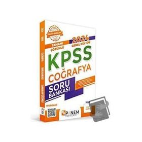 2024 KPSS Genel Kültür Tamamı Çözümlü Coğrafya Soru Bankası Panem Yayınları