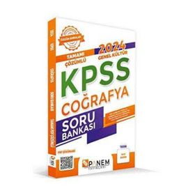 2024 KPSS Genel Kültür Tamamı Çözümlü Coğrafya Soru Bankası Panem Yayınları