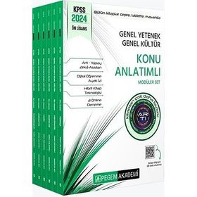 2024 KPSS Genel Yetenek Genel Kültür Önlisans Konu Anlatımlı Modüler Set