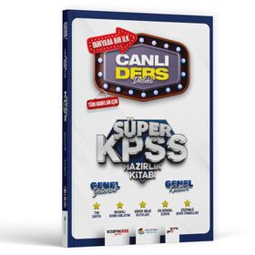 2024 KPSS Genel Yetenek Genel Kültür Süper Hazırlık Kitabı - Akademi Denizi