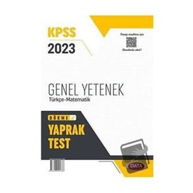 2024 KPSS Genel Yetenek Türkçe Matematik Yaprak Test -Data Yayınları