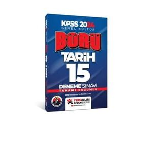 2024 KPSS GK Börü Tarih Tamamı Çözümlü 15 Deneme - Yediiklim Yayınları