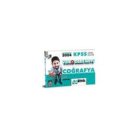 2024 KPSS GK Coğrafya Video Ders Notu - HocaWebde Yayınları