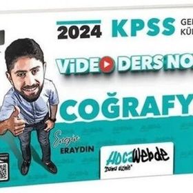 2024 KPSS GK Coğrafya Video Ders Notu - HocaWebde Yayınları