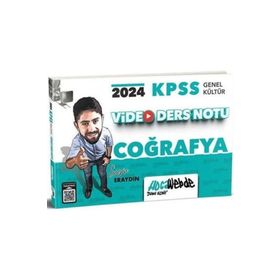 2024 KPSS GK Coğrafya Video Ders Notu - HocaWebde Yayınları
