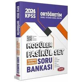 2024 Kpss Gk Gy Ortaöğretim Modüler Soru Bankası Fasikül Set - Data Yayınları