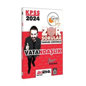 2024 KPSS GK Vatandaşlık Tamamı Çözümlü Zor Sorular HocaWebde Yayınları