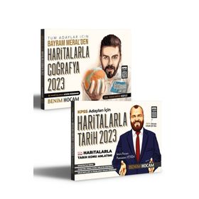 2024 KPSS Haritalarla Tarih ve Coğrafya Seti Benim Hocam Yayınları