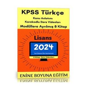 2024 KPSS Lisans Enine Boyuna Türkçe Modüler Kitap Seti