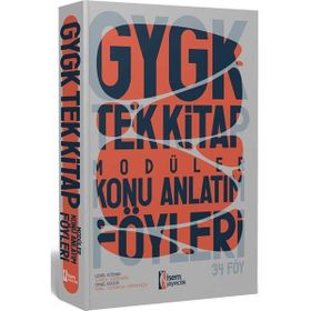 2024 Kpss Lisans Genel Yetenek Genel Kültür Tek Kitap Modüler Konu Anlatım Föyleri - İsem Yayıncılık