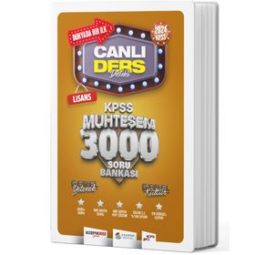 2024 KPSS Lisans GYGK Muhteşem 3000 Soru Bankası - Akademi Denizi