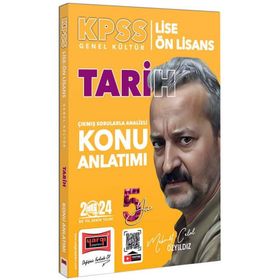 2024 KPSS Lise Ön Lisans 5Yüz Ekibi Tarih Çıkmış Sorularla Desteklenmiş Konu Anlatımı Mehmet Celal Özyıldız - Yargı Yayınları