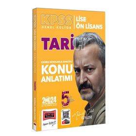 2024 KPSS Lise Ön Lisans 5Yüz Ekibi Tarih Çıkmış Sorularla Desteklenmiş Konu Anlatımı Mehmet Celal Özyıldız - Yargı Yayınları