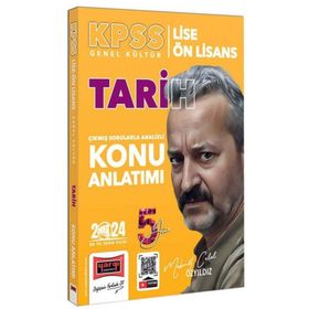 2024 KPSS Lise Ön Lisans 5Yüz Ekibi Tarih Çıkmış Sorularla Desteklenmiş Konu Anlatımı Mehmet Celal Özyıldız - Yargı Yayınları