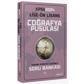 2024 KPSS Lise Ön Lisans Coğrafya Pusulası Çözümlü Soru Bankası Barış Salt CBA Yayınları