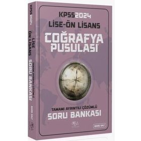 2024 KPSS Lise Ön Lisans Coğrafya Pusulası Çözümlü Soru Bankası Barış Salt CBA Yayınları