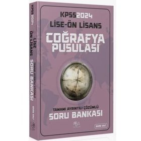 2024 KPSS Lise Ön Lisans Coğrafya Pusulası Çözümlü Soru Bankası Barış Salt CBA Yayınları