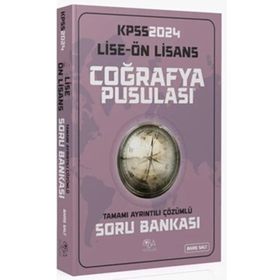 2024 KPSS Lise Ön Lisans Coğrafya Pusulası Çözümlü Soru Bankası Barış Salt CBA Yayınları