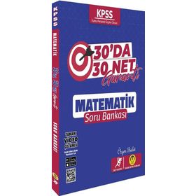 2024 KPSS Matematik 30'da 30 Net Soru Bankası Tasarı Eğitim Yayınları
