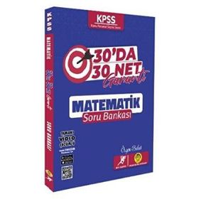 2024 KPSS Matematik 30'da 30 Net Soru Bankası Tasarı Eğitim Yayınları