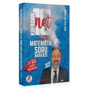 2024 KPSS Matematik Kafadan 10 Net Çözümlü Soru Bankası Metin Şimşek İndeks Akademi Yayıncılık