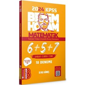 2024 KPSS Matematik Tamamı Çözümlü 6+5+7 Deneme - Benim Hocam Yayınları