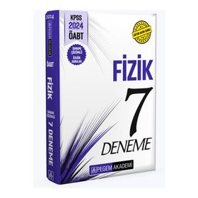 2024 KPSS ÖABT Fizik Öğretmenliği Tamamı Çözümlü 7 Deneme Pegem Akademi Yayıncılık