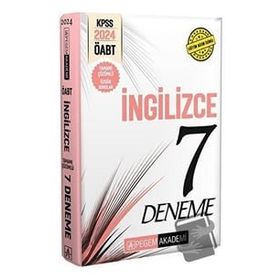 2024 KPSS ÖABT İngilizce Öğretmenliği Tamamı Çözümlü 7 Deneme Pegem Akademi Yayıncılık