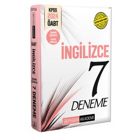 2024 KPSS ÖABT İngilizce Öğretmenliği Tamamı Çözümlü 7 Deneme Pegem Akademi Yayıncılık