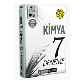 2024 KPSS ÖABT Kimya Öğretmenliği Tamamı Çözümlü 7 Deneme Pegem Akademi