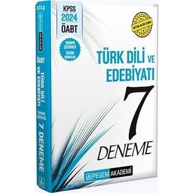 2024 KPSS ÖABT Türk Dili ve Edebiyatı Öğretmenliği Tamamı Çözümlü Çıkmış Sorular Pegem Yayınları