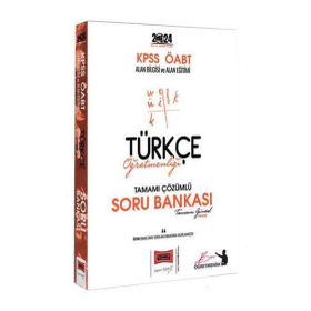 2024 KPSS ÖABT Türkçe Öğretmenliği Tamamı Çözümlü Soru Bankası Yargı Yayınevi
