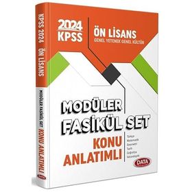 2024 Kpss Ön Lisans Modüler Konu Anlatımlı Fasikul Set - Data Yayınları