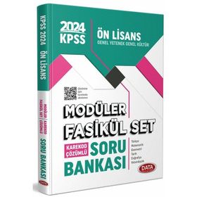 2024 Kpss Ön Lisans Soru Bankası Modüler Fasikul Set Karekod Çözümlü - Data Yayınları