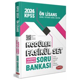 2024 Kpss Ön Lisans Soru Bankası Modüler Fasikul Set Karekod Çözümlü - Data Yayınları