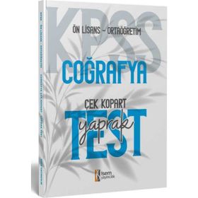 2024 Kpss Ortaoğretim Ön Lisans Coğrafya Çek Kopart Yaprak Test İsem Yayınları