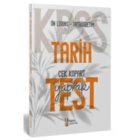 2024 Kpss Ortaoğretim Ön Lisans Tarih Çek Kopart Yaprak Test İsem Yayınları