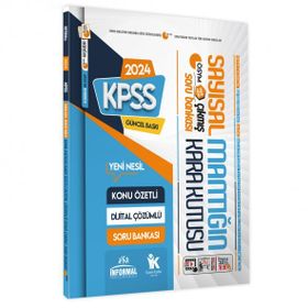 2024 Kpss Sayısal Mantığın Kara Kutusu Konu Özetli Dijital Çözümlü Ösym Çıkmış Soru Havuzu Bankası