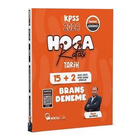 2024 KPSS Tarih 15+2 Deneme Çözümlü - Hoca Kafası Yayınları