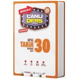 2024 KPSS Tarih Canlı Ders Süper 30 Deneme Seti Akademi Denizi Yayınları