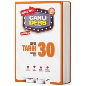 2024 KPSS Tarih Canlı Ders Süper 30 Deneme Seti Akademi Denizi Yayınları