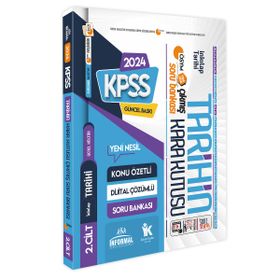 2024 Kpss Tarihin Kara Kutusu 2 Cilt Dijital Çözümlü Konu Özetli Ösym Çıkmış Soru Havuzu Bankası