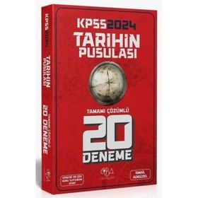 2024 KPSS Tarihin Pusulası Çözümlü 20 Deneme İsmail Adıgüzel CBA Yayınları