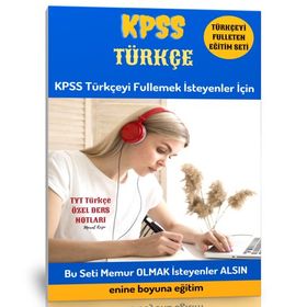 2024 KPSS Türkçe Hazırlık Kitap Seti-400 Sayfalık 4 Spiralli Özel Ders Kitabı