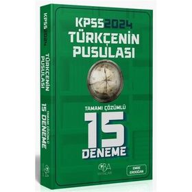 2024 KPSS Türkçenin Pusulası Çözümlü 15 Deneme CBA Yayınları