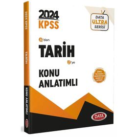 2024 KPSS Ultra Serisi Tarih Konu Anlatımlı Data Yayınları